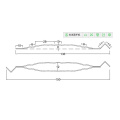 Auto China Triple V Blade Roll Umformmaschine für VCD Damper Louver Roll Forming Machine Dubai